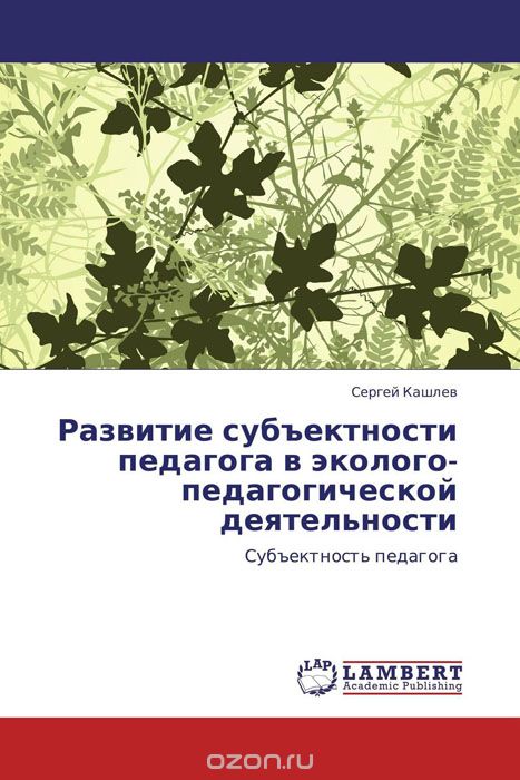 Развитие субъектности педагога в эколого-педагогической деятельности, Сергей Кашлев