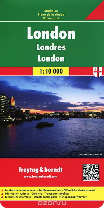 Скачать книгу "London. Лондон. Карта"